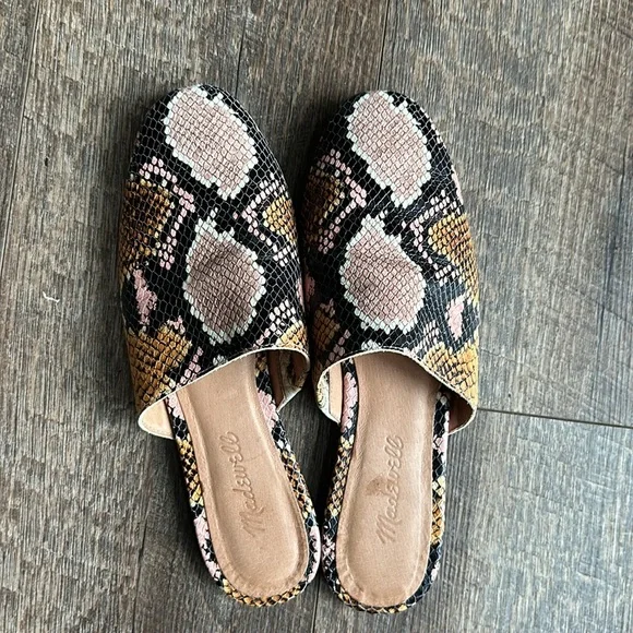Madewell The Cory Mule in Snake Embossed Leather - Picture 10 of 13